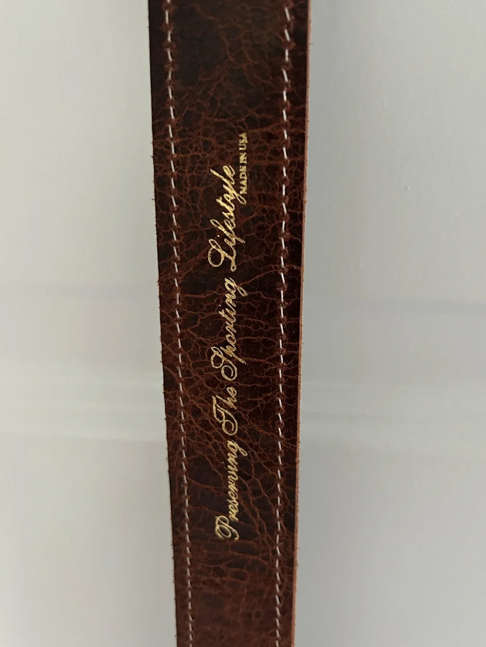 Leather Waxed Canvas Belt